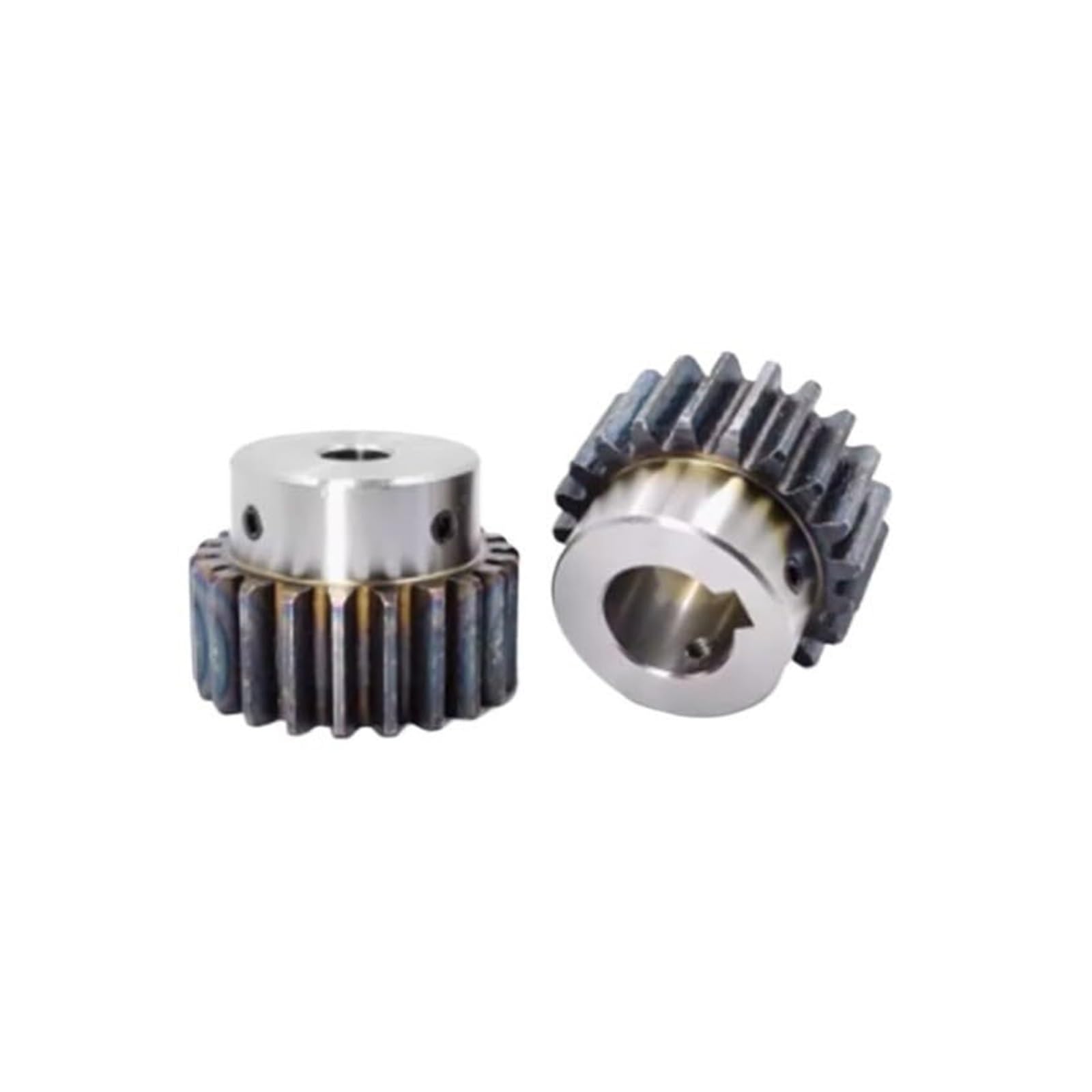 Ritzelsatz, 1 Stück 1,5 Modul = 1,5 M 22 Zähne mit Stufenmetall-Motornabe/konvexem Zahnrad-Innenloch 8/10/12/15 mm Zahnstange Getriebezahnräder(15mm)