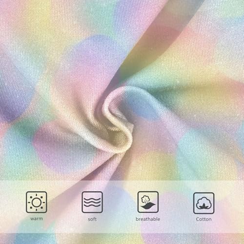 Pastel Gradients Sequins Cotton Toddler Underwear, Cotton Underwear for Girls, 2T–8 Years3