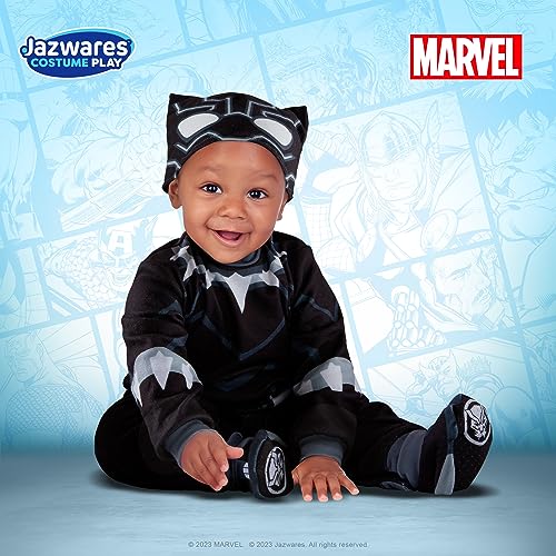 Disfraz Deluxe Infantil Black Panther Marvel 12-18m miniatura 6