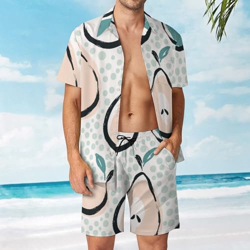 Chemise Hawaïenne Hommes Ensemble Fluide Anti Transpiration S - 2