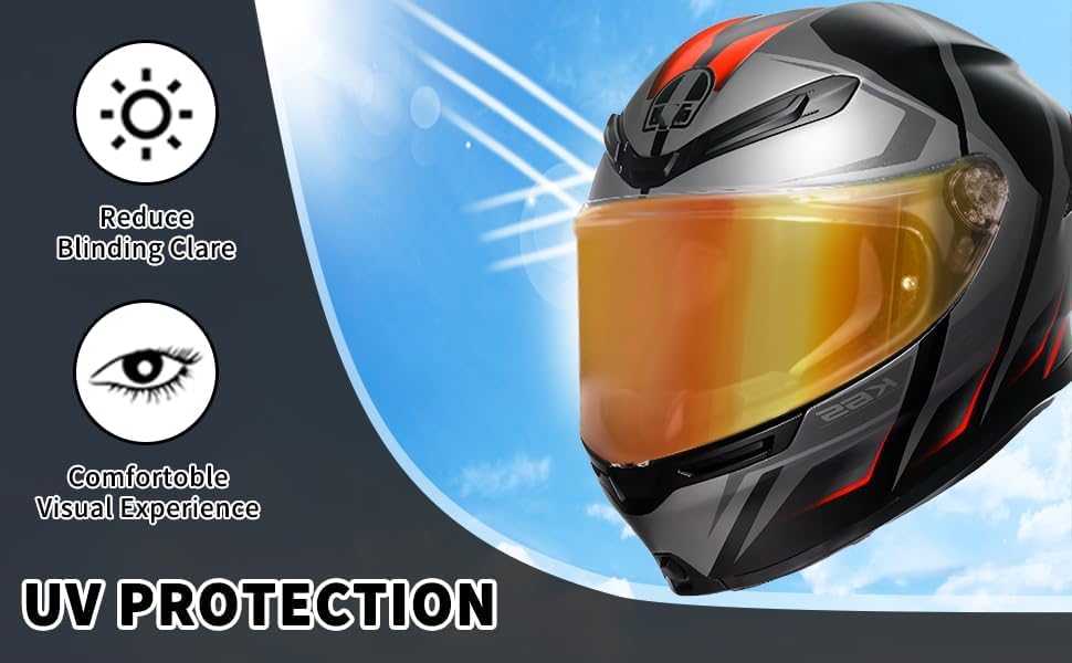 Image of AGV K6 and K6S Visor (Gradient Gold)
