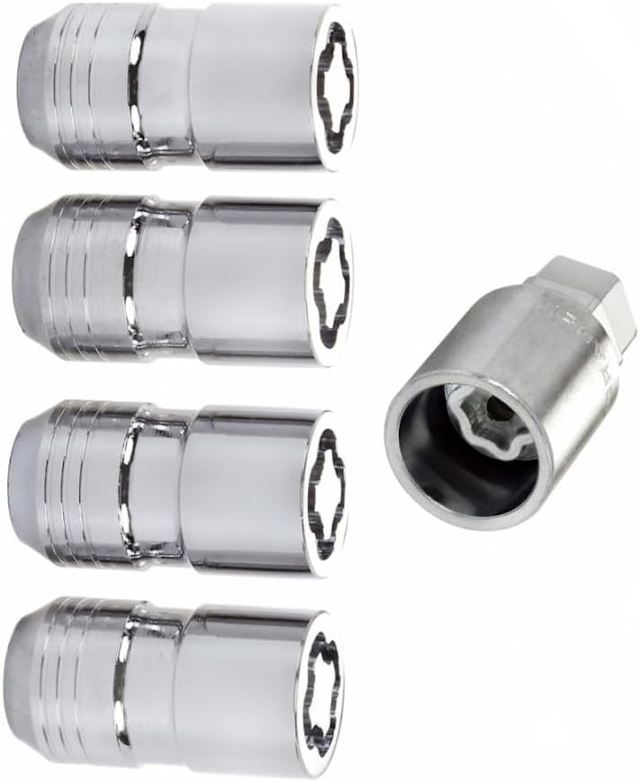 McGard Wheel Lock Nut Set For Honda Civic/Passport 2018 2019 2020 | 4 Pack | Cone Seat | M14 x 1.5 | 21mm & 22mm Dual Hex | 1.639in. Length | Chrome