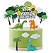 ECHOCUBE 13 szt. Wykaszarki do ciast dinozaurów, seria leśna Zestaw uroczych tortów urodzinowych dinozaurów Wykaszarki do ciastek Wykaszarki do ciast, dekoracje na tort dinozaurów na imprezę urodzinową i imprezę tematyczną z dinozaurami