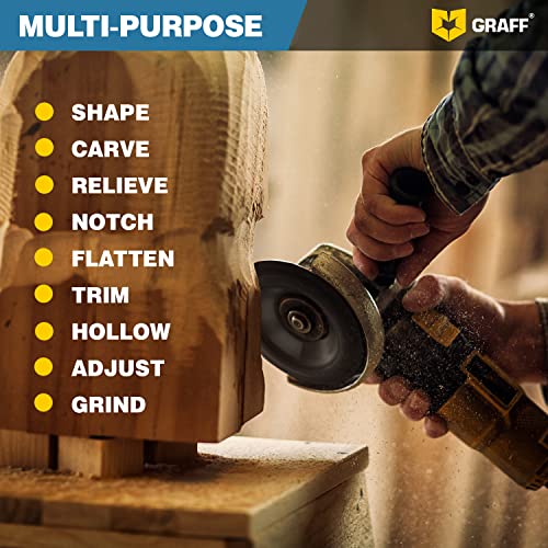 Graff Premium Wood Carving Disc 4 Inch For Angle Grinder thumb #7