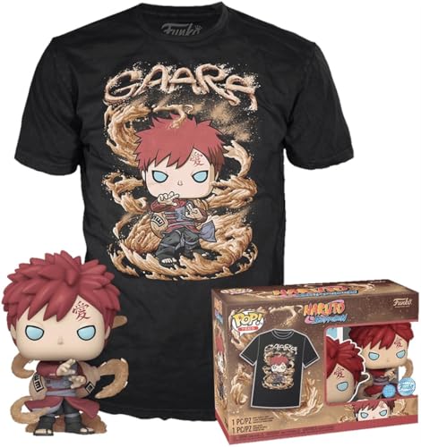 Funko Pop Gaara pack regalo camiseta L coleccionistas anime