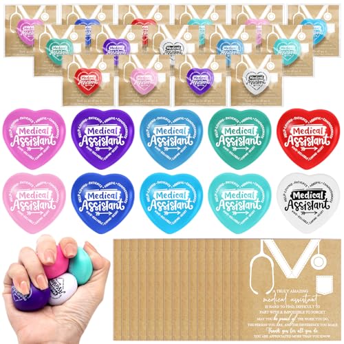 Arrowbash 20 Sets Medical Assistant Gifts Bulk Ma Appreciation Heart Ball