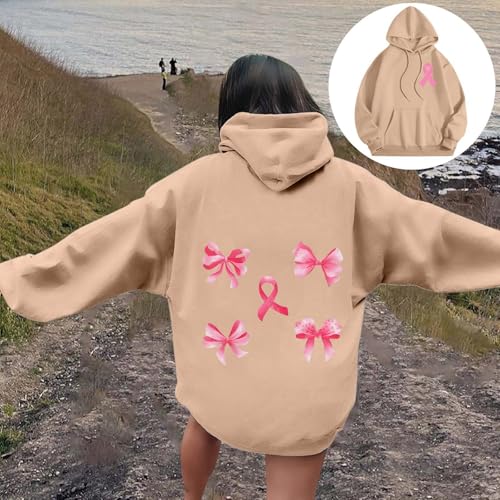 Pull surdimensionné Octobre Rose automne hiver chaud style décontracté