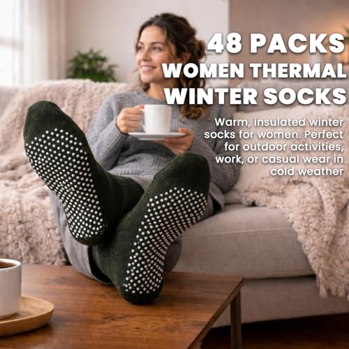 Image of Yacht & Smith Mens and Womens Thermal Winter Socks, Warm Cold Resistant Bulk Pack