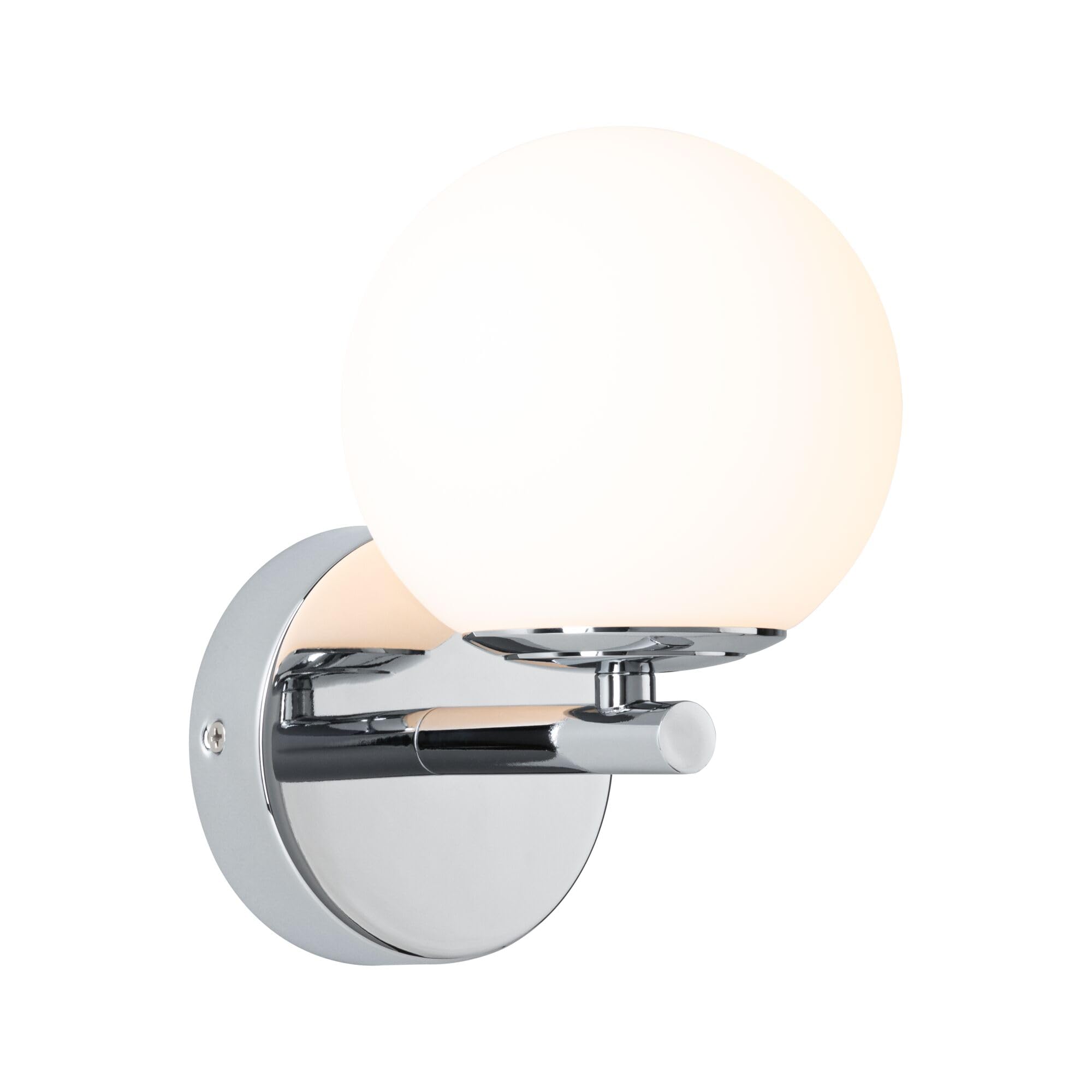 71067 Paulmann Gove Led Wall Light Ip44 1-Bulb, Chrome