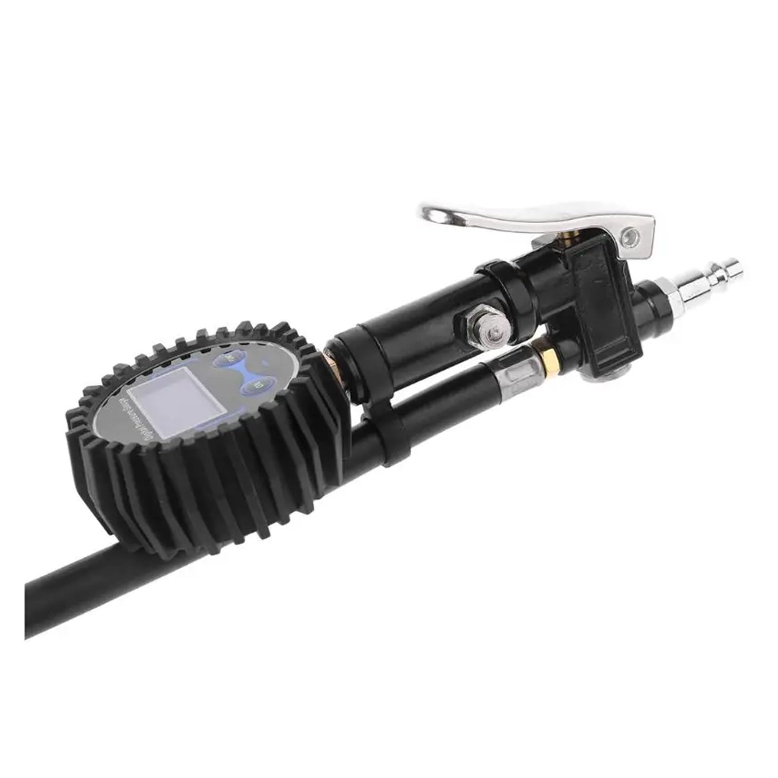 Manometro Digitale per Pressione Pneumatici Gonfiatore Digitale for Pneumatici con manometro, mandrino da 200 PSI for Camion/Moto
