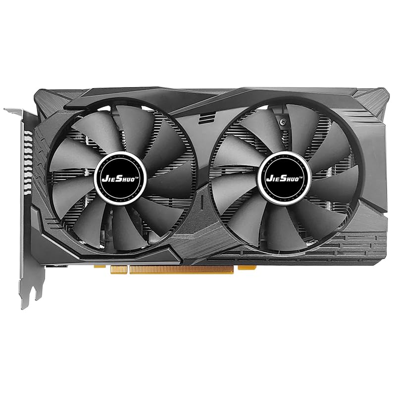 Image of AMD RX580 8G Graphics Card Black, Eight Pin 8Gb Gddr5 Graphics Card with 1X Hdmi 2X Dp for High End Gaming,Rendering and Video Editing(Premium Black Edition)