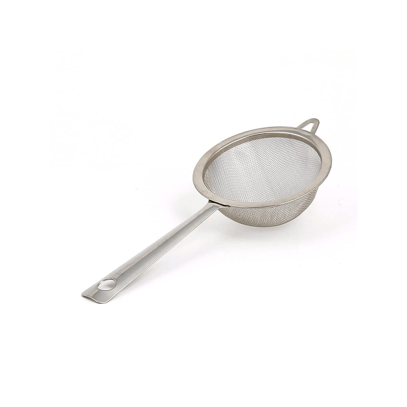 Filtro colador de té, filtro de té, filtro de acero inoxidable, malla de alambre, fácil de limpiar (11 cm)