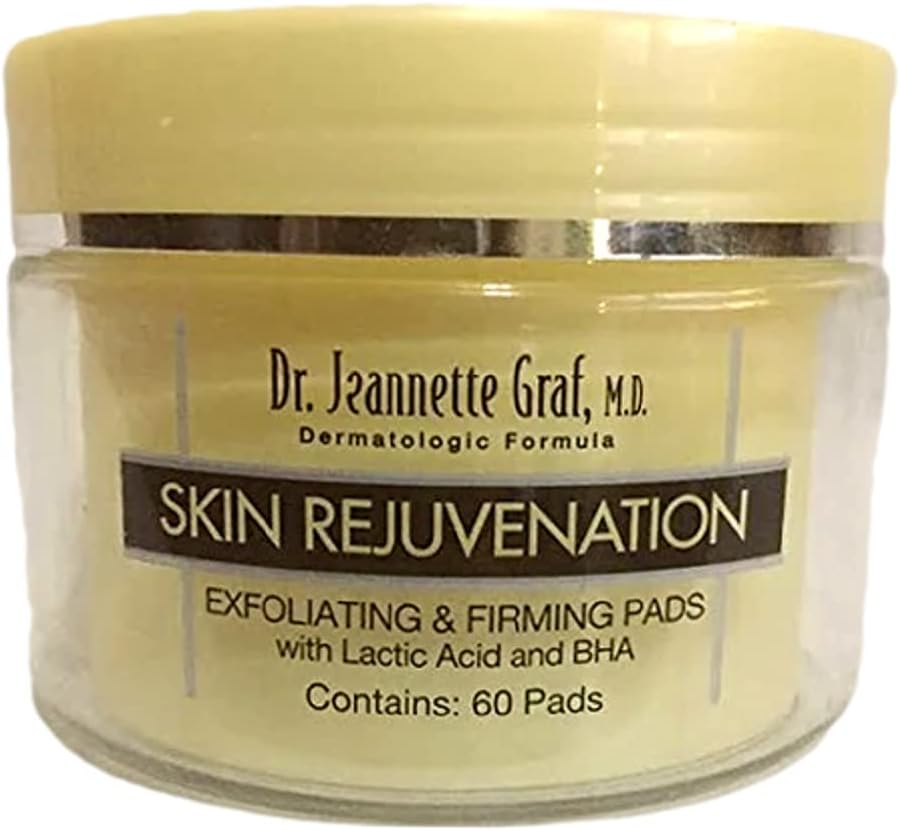Dr. Jeannette Graf Skin Rejuvenation Exfoliating and Firming Pads with Lactic Acid and BHA