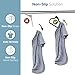 Premium Velvet Hangers 60 Pack, Non Slip Clothes Felt Hanger Heavy Duty for Coat, Premium Slim Space Saving Suit Hangers for Closet Organizer, 360° Rotating Silver Hook