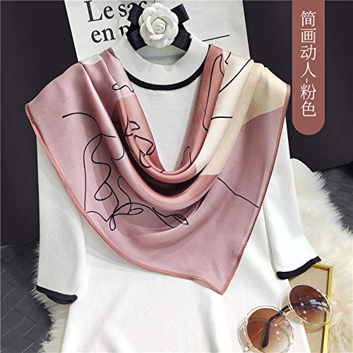 Foulard en soie sauvage de mûrier pour femme, un châle chic et raffiné