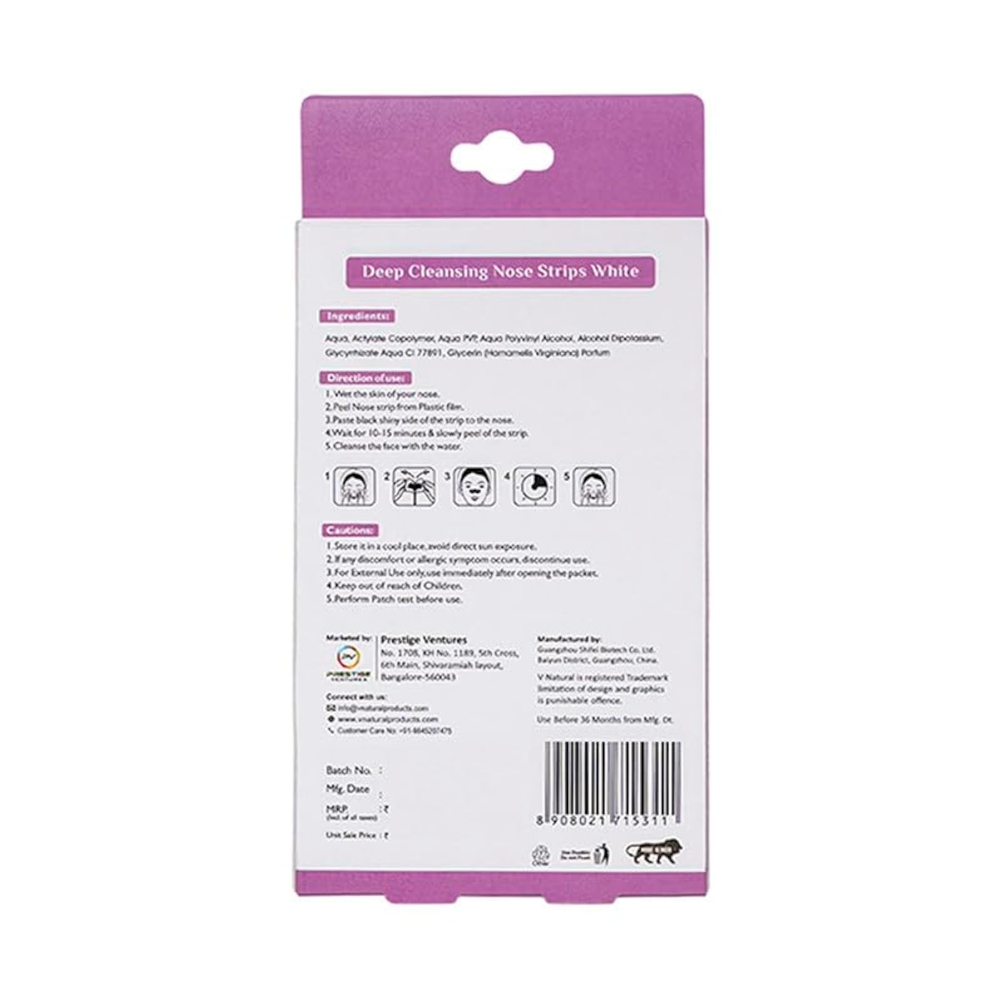 Deep Cleansing White Nose Care, Blackhead & Whitehead Removal
