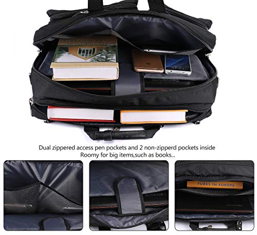 18.4 Inches Laptop Bag Multi-function Briefcase Backpack with Handle and Shoulder Strap Fits Up To 19 Inch Laptops Notebook Computer3