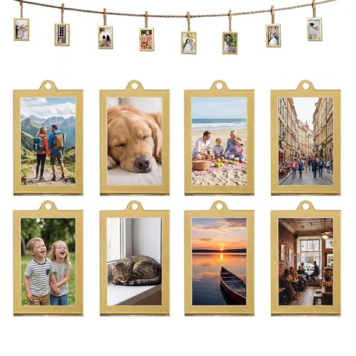 8 Stück Personalisierte Bilderrahmen klein Set Personalisiert...