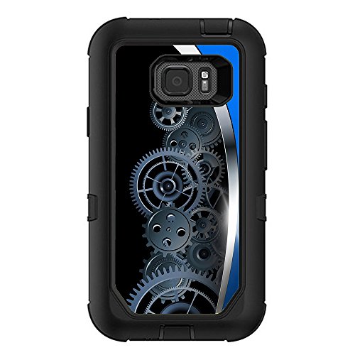 Skin Decal Vinyl Wrap for Otterbox Defender Samsung Galaxy S7 Active Case Skins Stickers Cover/Mechanical Gears Motion