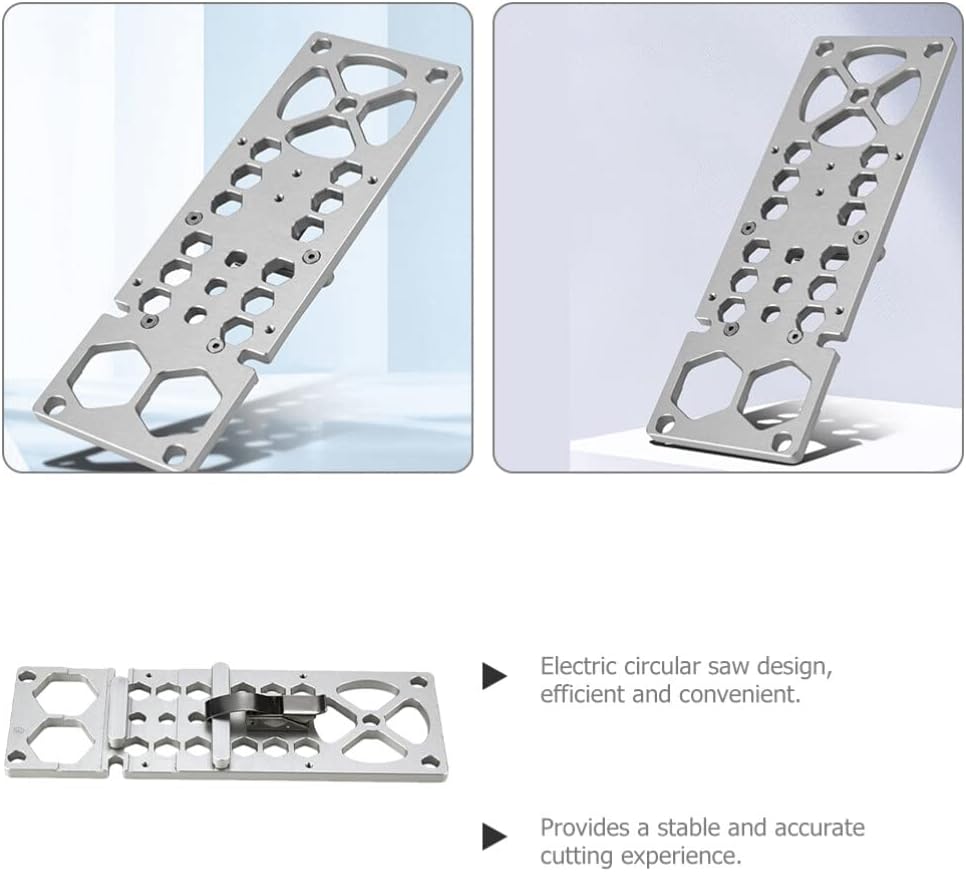 Angoily Circular Saw Track Guide Rail Angle for Precise Cuts Compatible and for Woodworking and Construction