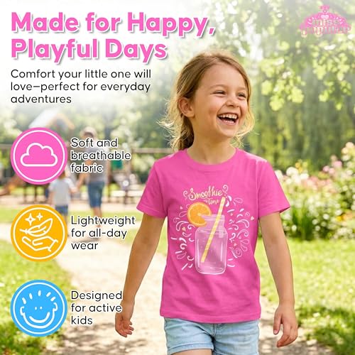 Image of MISS POPULAR Girls 4-Pack Super Soft Short Sleeve T-Shirts Rainbow Butterfly Glitter Print Cute Design| Sizes 7-16