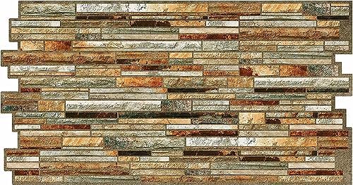 Grace Baltic  3D Wall Panels for Interior Wall Decor Non-Adhesive Thin and Elastic PVC Wall Covering Panels for Home and Office (10, Dark Slate)