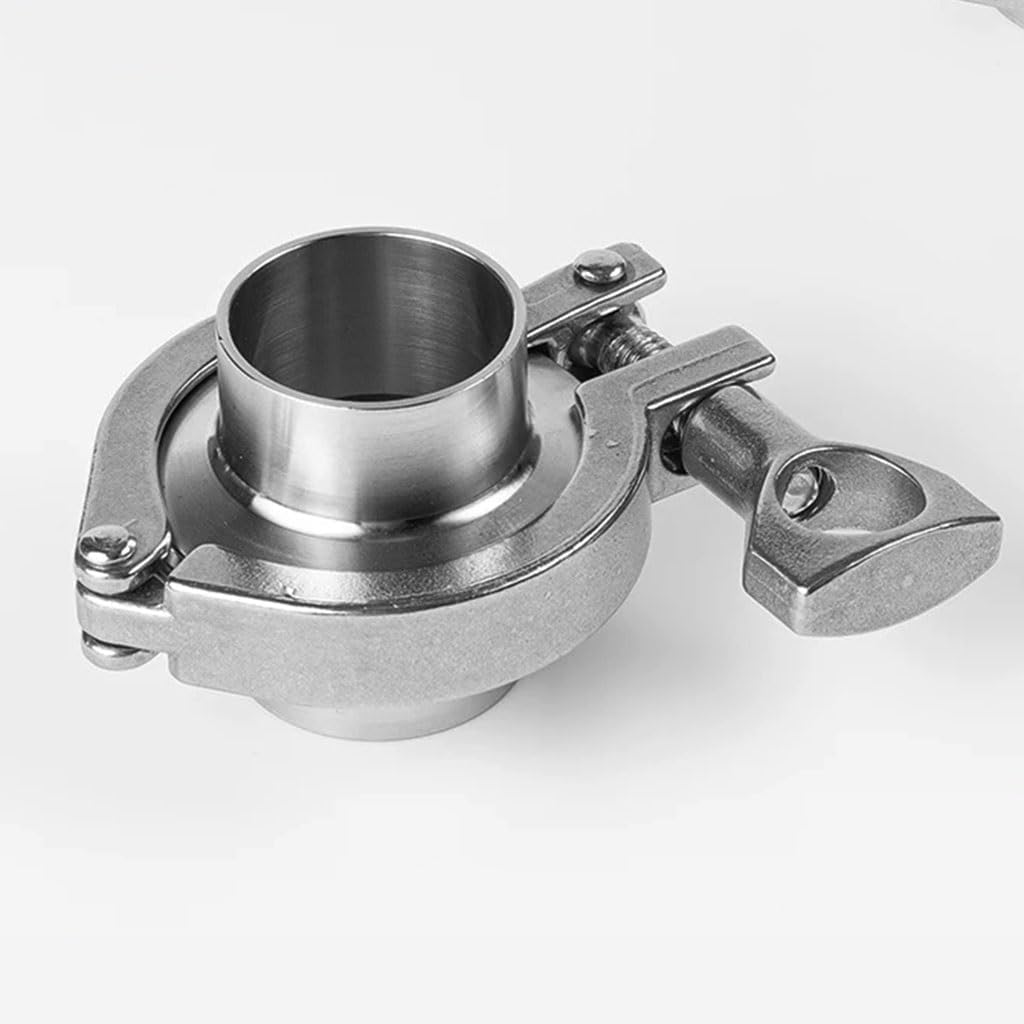 1pc 304ss Sanitary Quick Fitting Connector Set - DN8-DN500, for Beer, Dairy, and Pharmaceutical Industries(38-50.5)