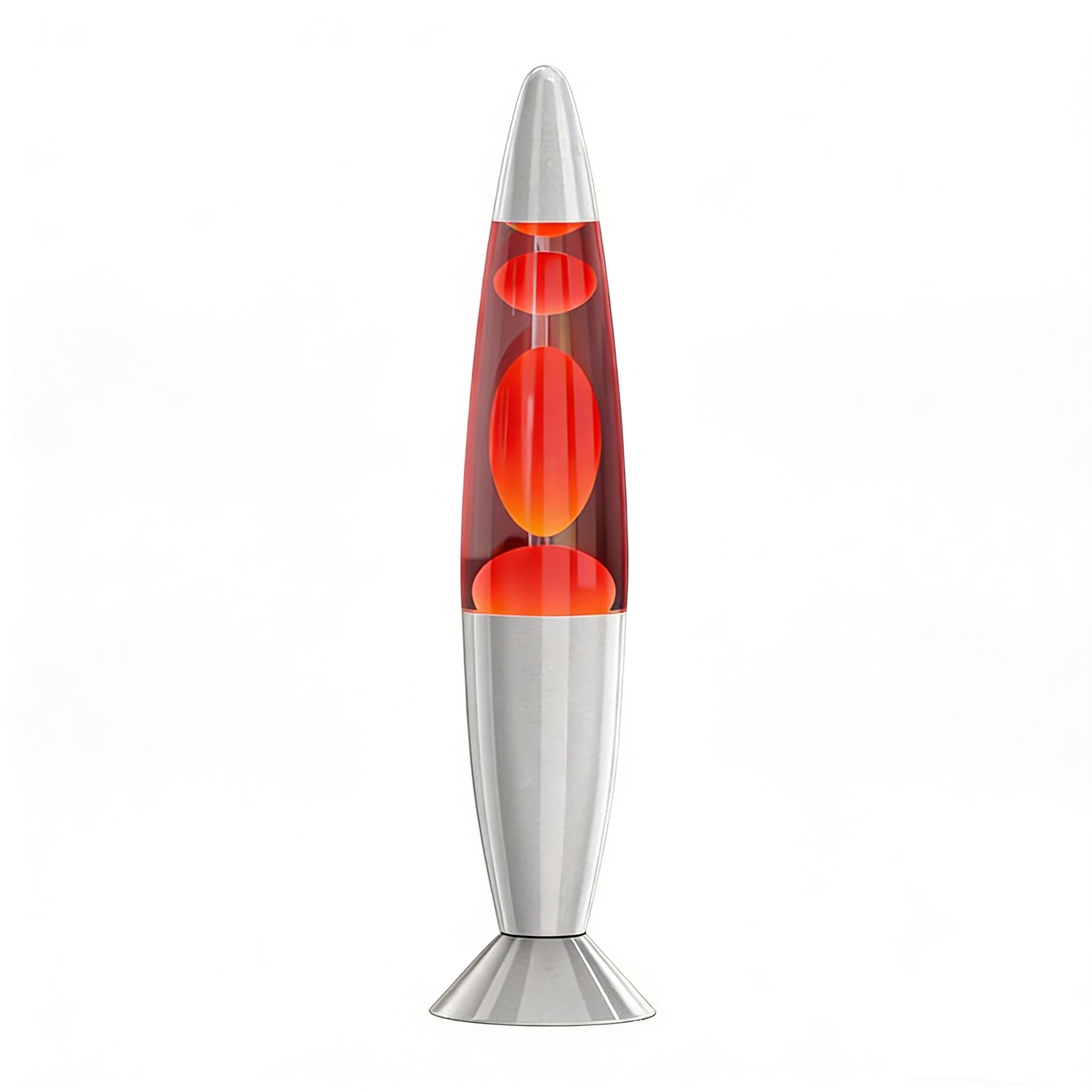 Dwd Clear Liquid Red Wax 16 Inch Lamp For Relaxation Peace Liquid Motion Rocket Novelty Desk Lamp Retro Nostalgia Relaxing Mood Light Smooth Slow Motion Wax Therapeutic Sensory (Clear Liquid Red Wax)