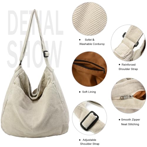 Bolsa Tote de Lona Casual Hobo Unisex Gran Capacidad miniatura 6