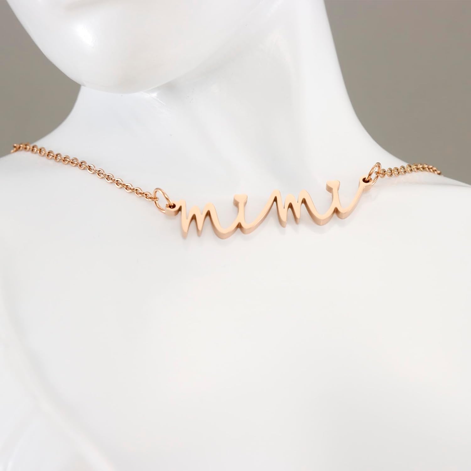 Kivosliviz Mimi Gift for Grandma from Grandson Stainless Steel Mothers Day Women Jewelry Necklace Mimi - Image 5