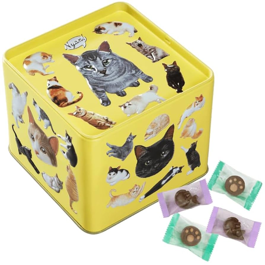 バレンタイン25トランプネコ缶5缶＆ルルメリー、オマケクルミッ子 バレンタイン25トランプネコ缶5缶＆ルルメリー、オマケクルミッ子