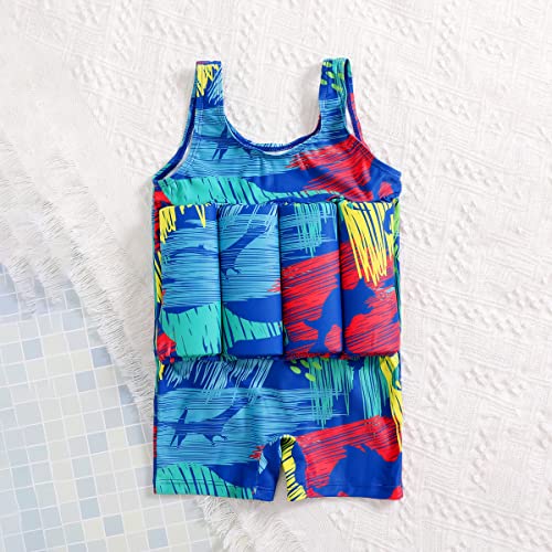 Image of Kids Boys Girls Floatation Swimsuit with Adjustable Buoyancy Baby Float Suit Swim Vest One Piece Swimwear Bathing Suit