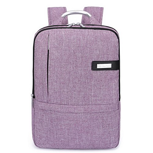 XSY Mujer y Hombre Negocio Mochila Portátil para 15.6" Bolsas Escolares 6843 - Morado