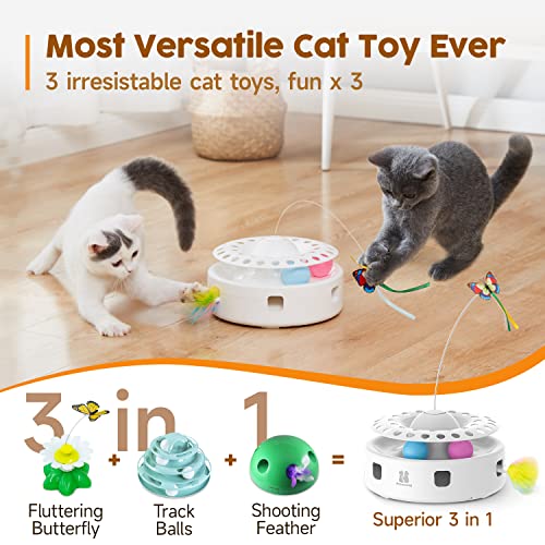 Potaroma Cat Toys 3In1 Automatic Interactive Kitten Toy thumb #1