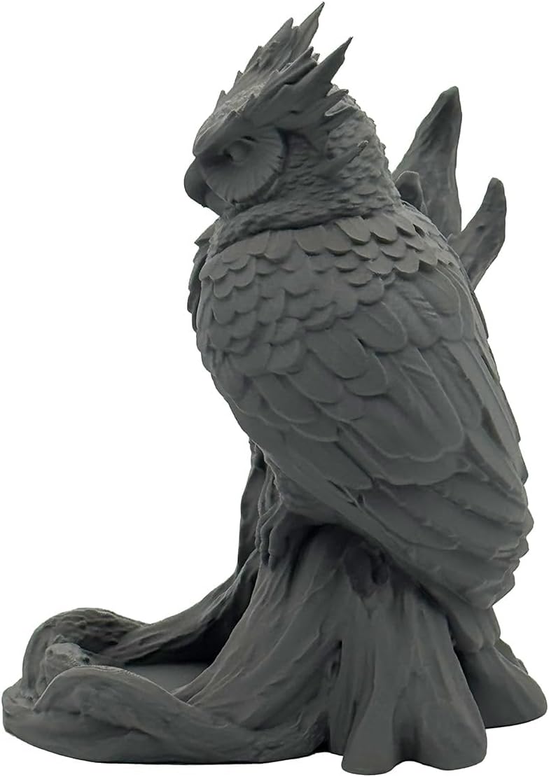 Owl Dice Tower | DND Dice Tower Tabletop RPG P&P DSA Fantasy Dungeons Dragons