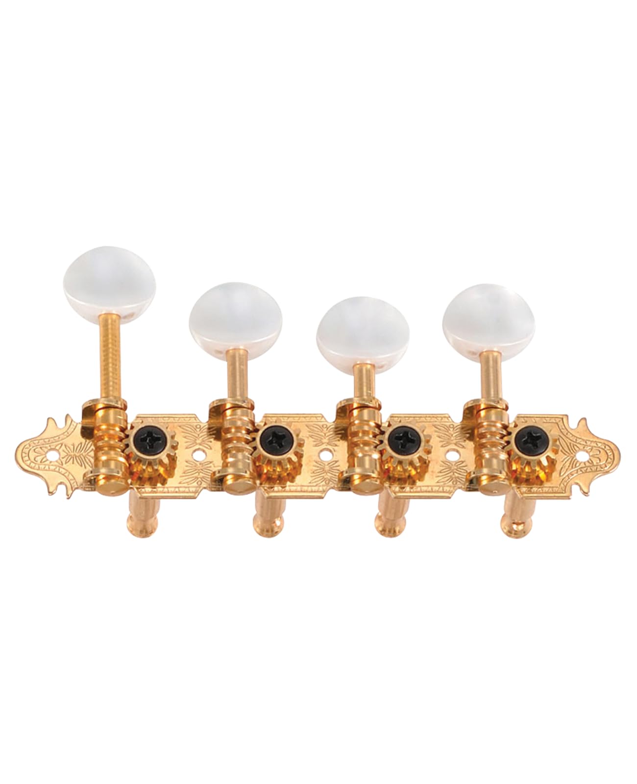Golden Gate FM-4 F-Model Mandolin Tuners - 2 Planks (4+4) - Gold