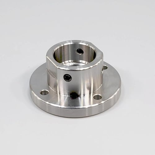 Miniatura 6 de Placa frontal de acero de 3" para torno de madera, M33 x 0.138 in