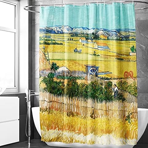 Berkin Arts Waterproof Shower Curtain Set Cover