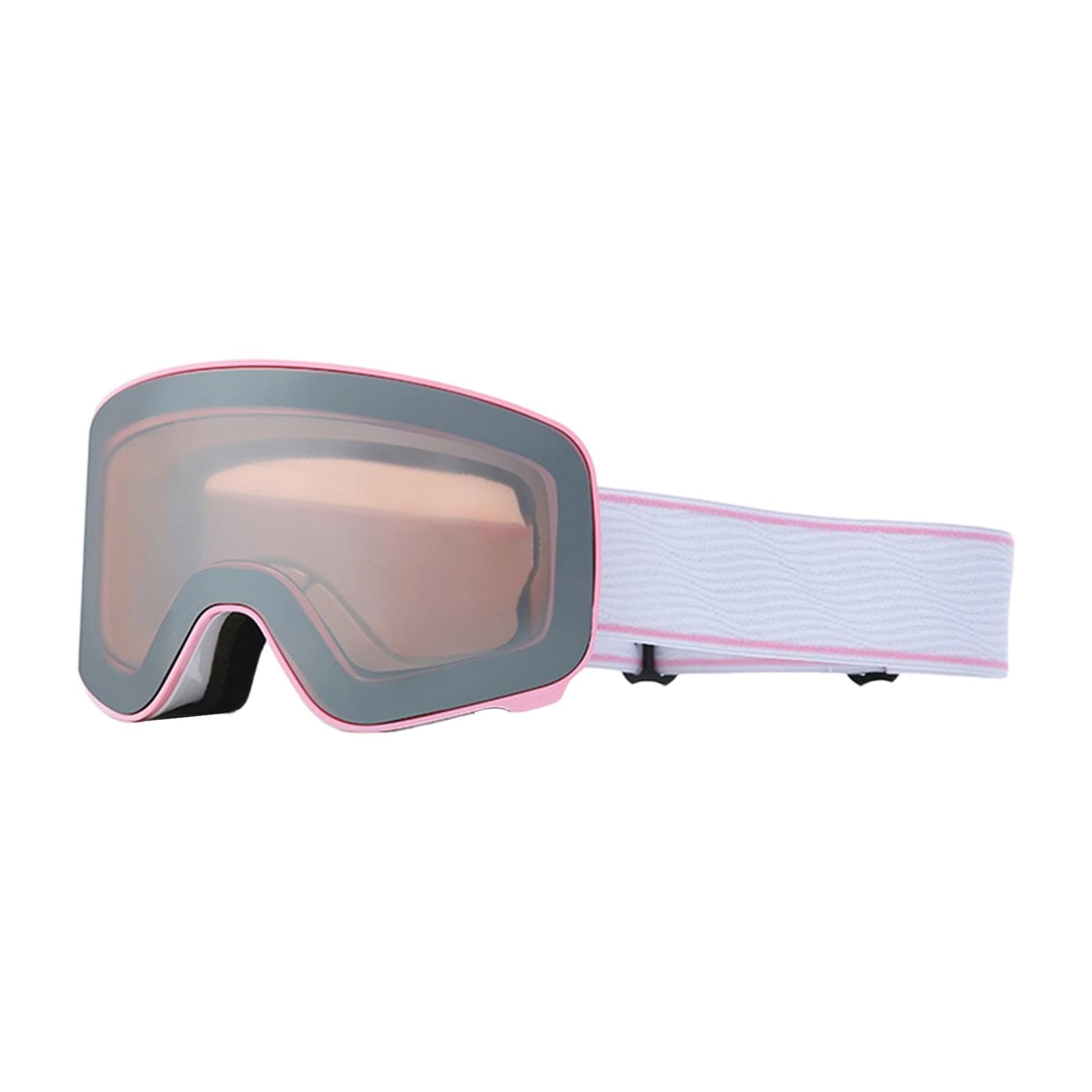 Lunettes de Ski Protection Masque Neige Anti-buée pour Motoneige et Vélo Grande Lentille Design Ergonomique Matières Résistantes Adaptées