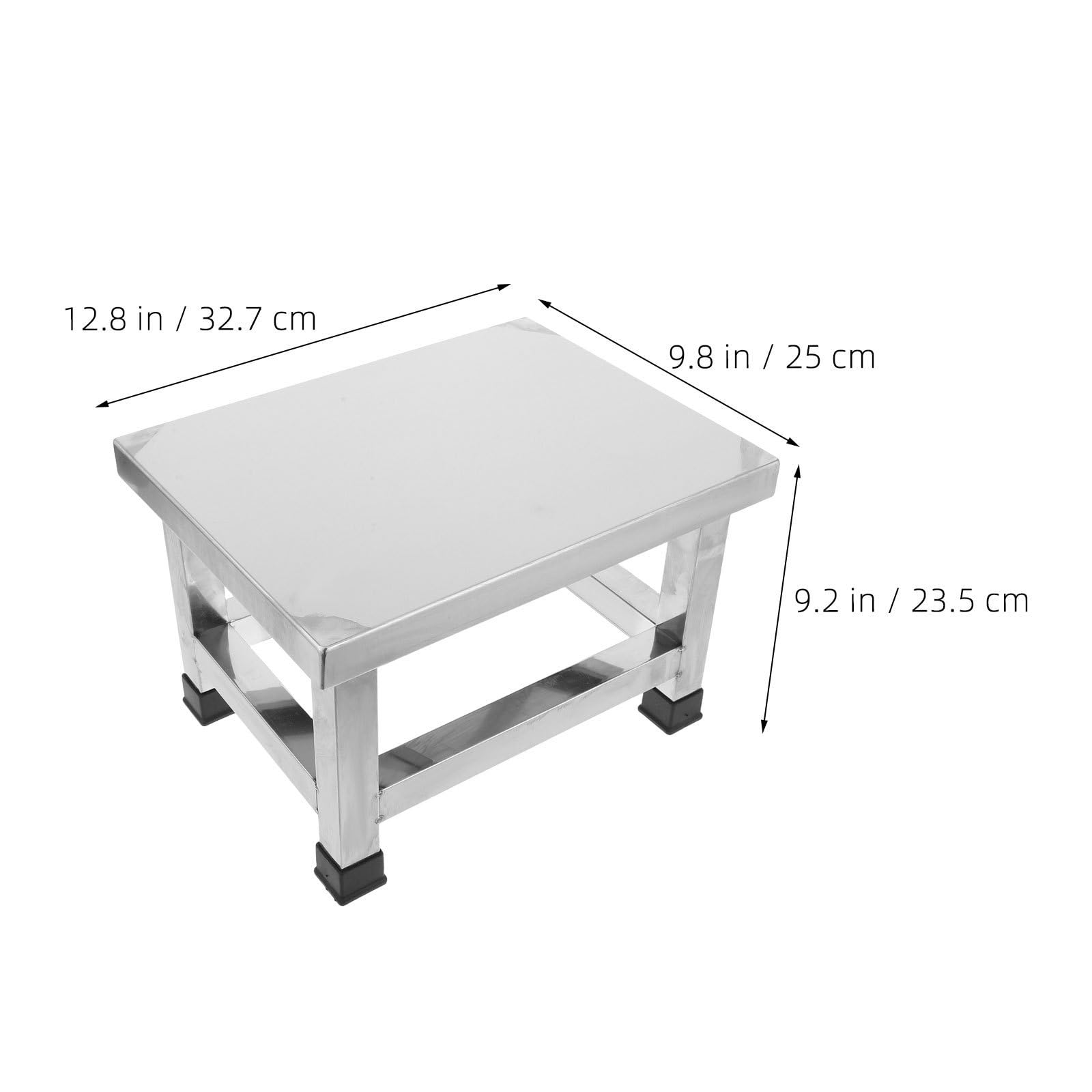 Hocker Rostbeständig und Edelstahl Werkstatt Labor Anti Rutsch für Kompakt und Robust Schwer Belastbar für Sichere Arbeitsbereiche