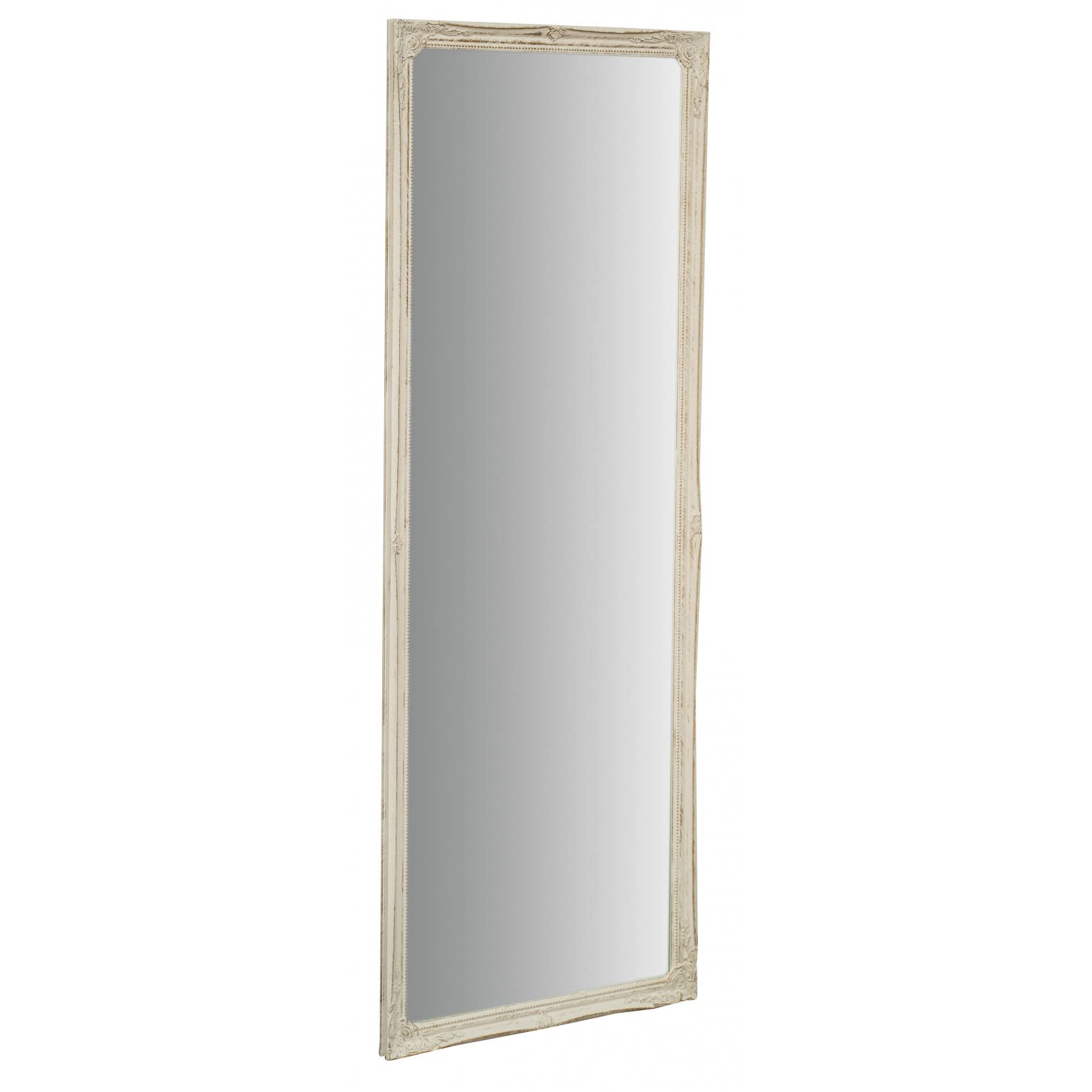 Biscottini Espejo de Pared Largo 50,5 x 4,5 x 140,5 cm – Espejo de pie y Pared con Marco de Madera – Espejo para Dormitorio y salón – Espejo Largo de Pared – Espejo de Dormitorio