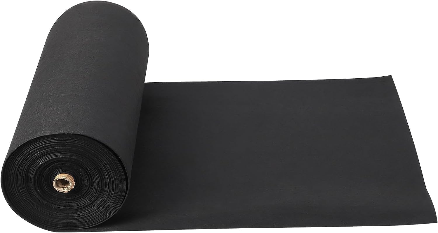 Unkrautvlies Gartenvlies 45㎡（1.5m x 30m）,170g Geotextil Unkrautvlies PP Drainage 350N Zugfestigkeit & 440N Belastbarkeit, für Auffahrt & Straße Stabilisierungr, Erosionsschutz, Französisch Drains