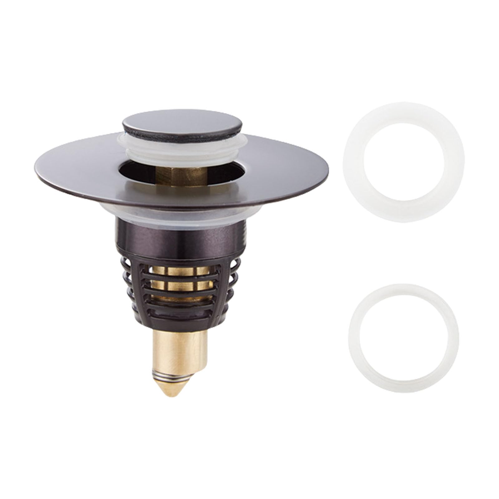 Tsophreniq B Chromes Athroom Sink Plug With Designs And Drain Strainer Portable Fit For 25Mm To 46Mm Rass Ounce Cores Stoppers Rass Ounce Cores