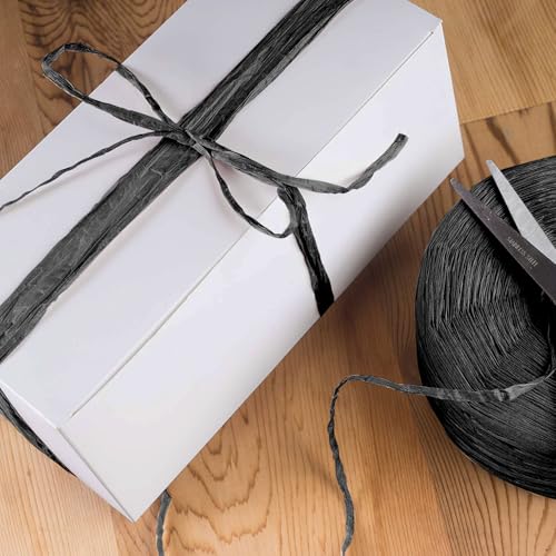 Image of 218 Yards Raffia Paper Craft Ribbon Packing Paper Twine, 1 /4 Inch by 218 Yards