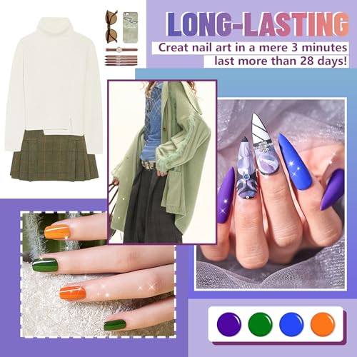 Set de 24 colores ABAC Gel para uñas Ombre miniatura 6
