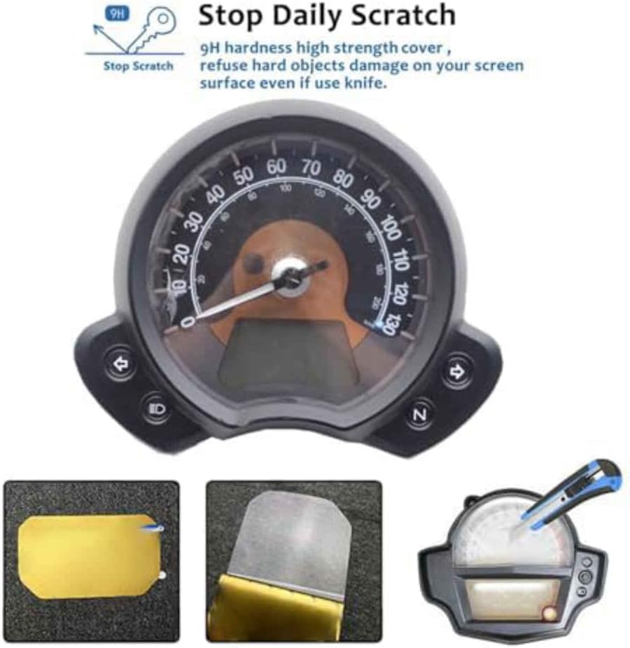 Screen Protector Instrument Film Motorcycle for Triumph STREET TWIN 900 2017 2018, Scratch Cluster Dashboard Protection Replacement Dashboard Protection
