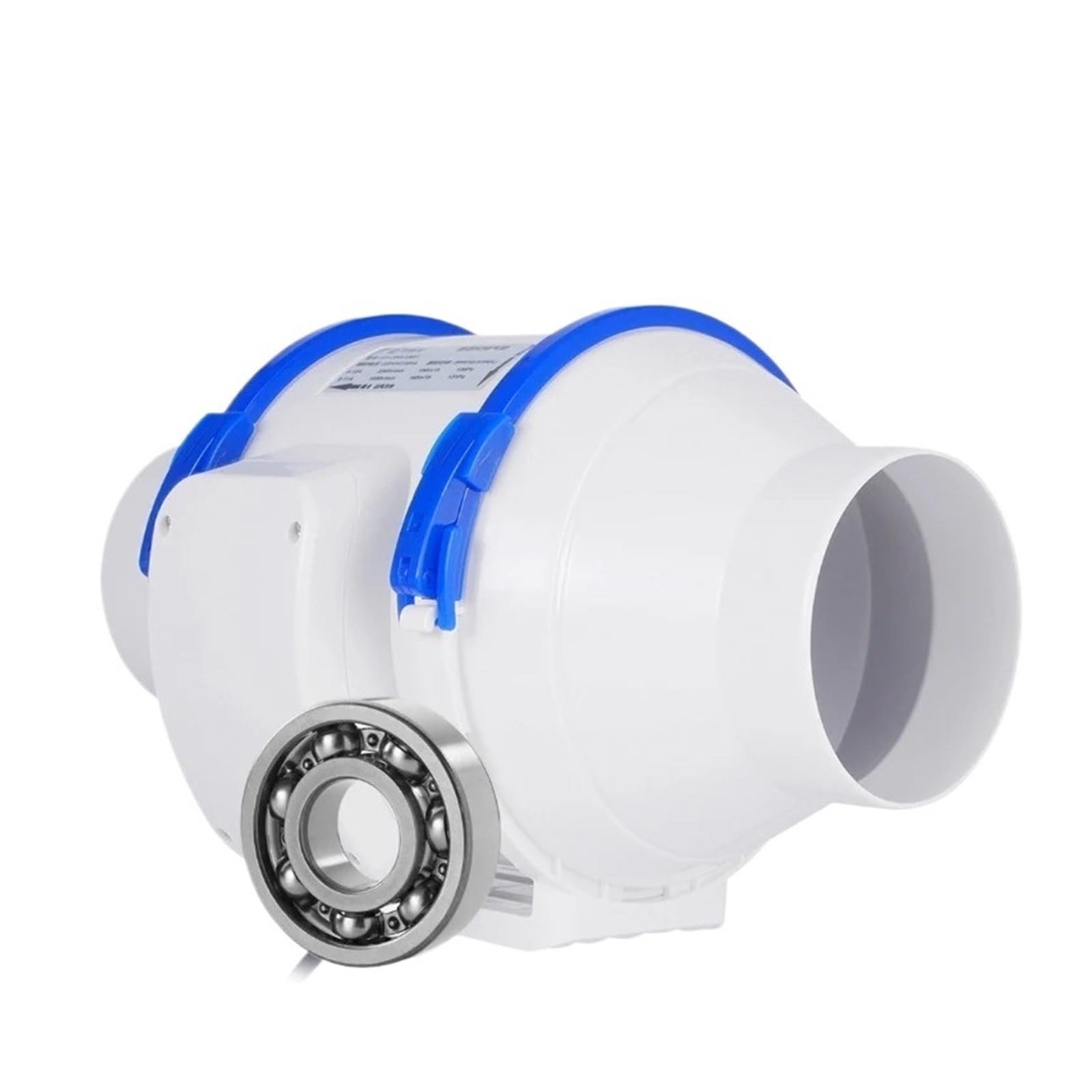 Ventilatore Ventilatore For Condotto In Linea Silenzioso, Uscita Di Ventilazione, Cappa Aspirante For Bagno, Toilette, Cucina(GF300-125A (5inch))