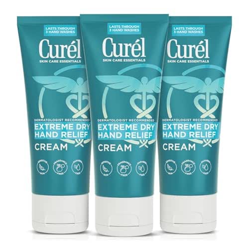 Curel Extreme Dry Hand Relief, Dermatologist Recommended, Long-Lasting Cream For