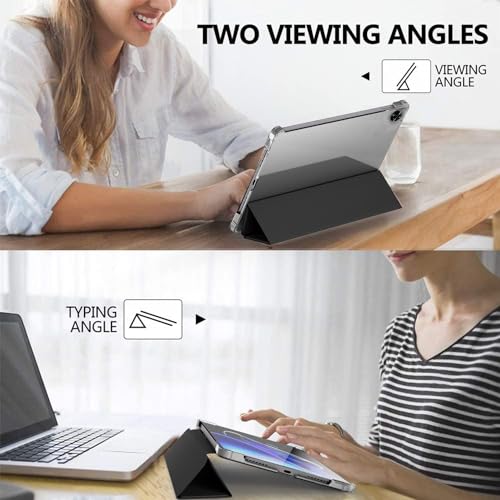 Image of ProElite Case Cover for Realme Pad 2 11.5 inch Cover, Smart Flip Case Cover for Realme Pad 2 11.5 inch Translucent Back with Stylus Pen, Flowers