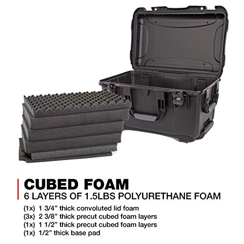 Nanuk 938 Waterproof Hard Case With Wheels And Foam Insert - Black #TOP4